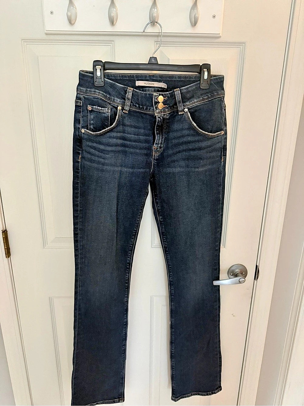 Hudson Beth Mid-Rise Baby Bootcut Jean in Olympic Mid-Rise Baby Bootcut Jeans